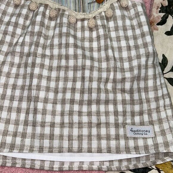 Sweethoney linen tunic sz 12m - Picture 4 of 4